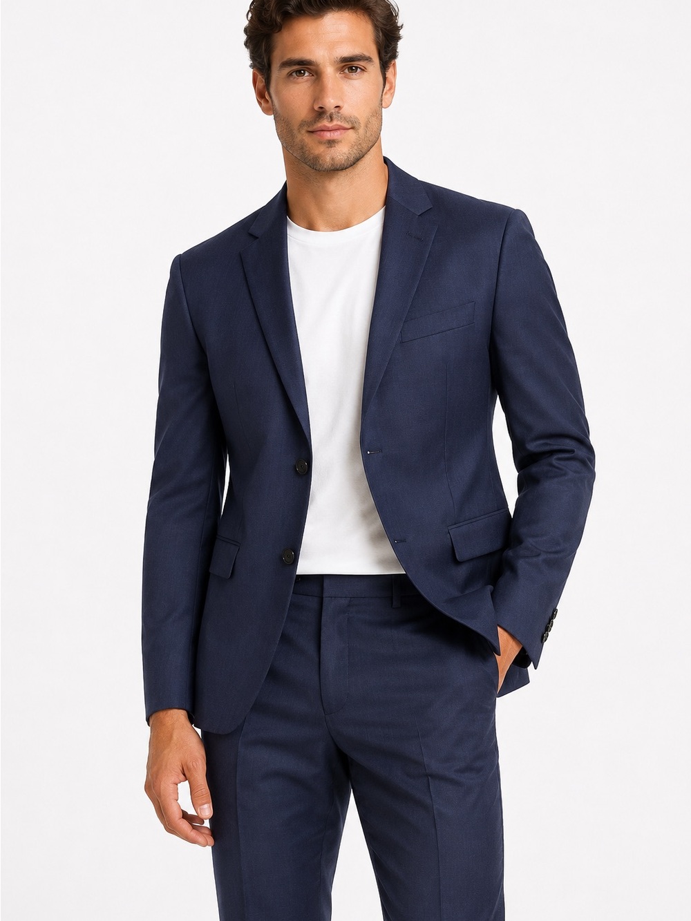 The Kooples Men’s Navy Blue Wool Blazer – Size EU 46 – NWT
